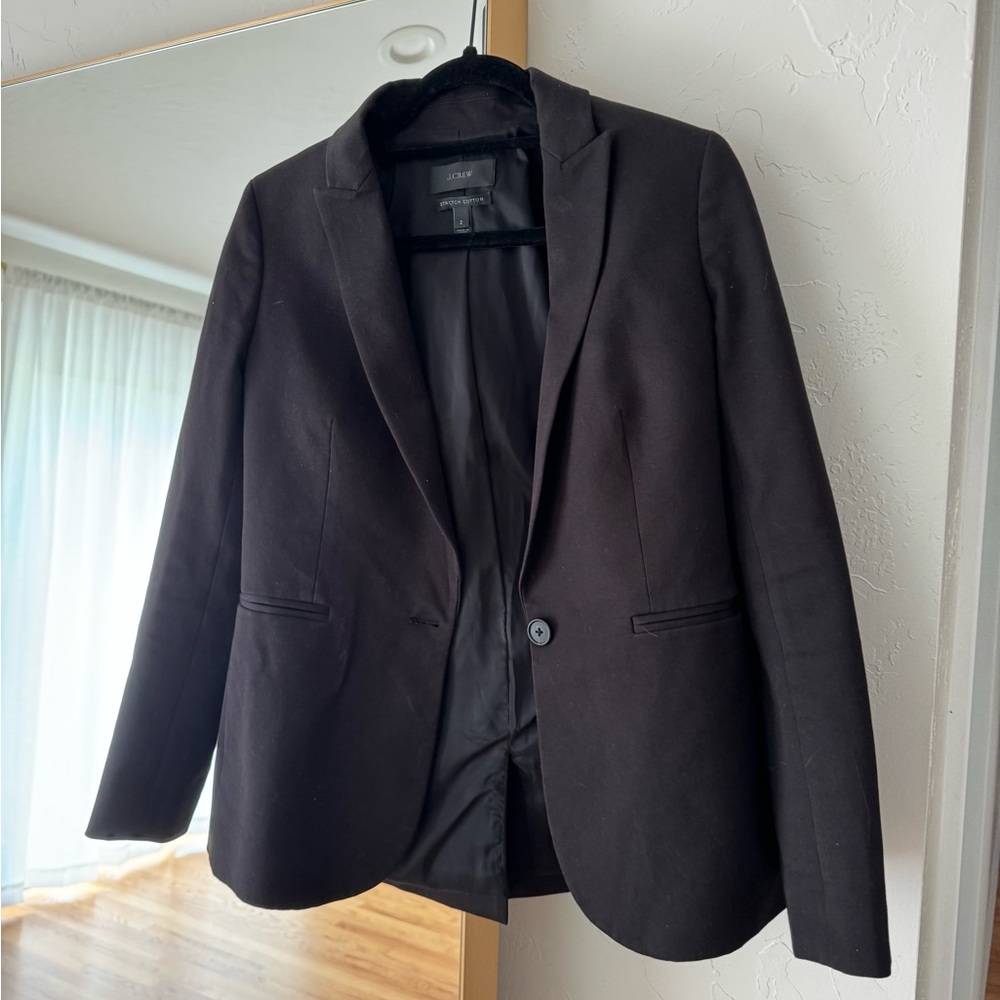 J. Crew Stretch Cotton Blazer